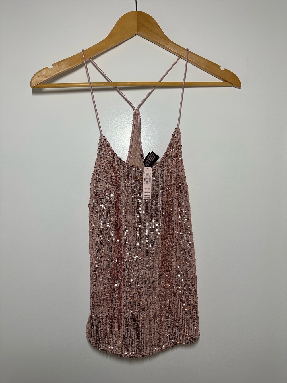 Victoria's Secret Rose Gold Sequin Tank